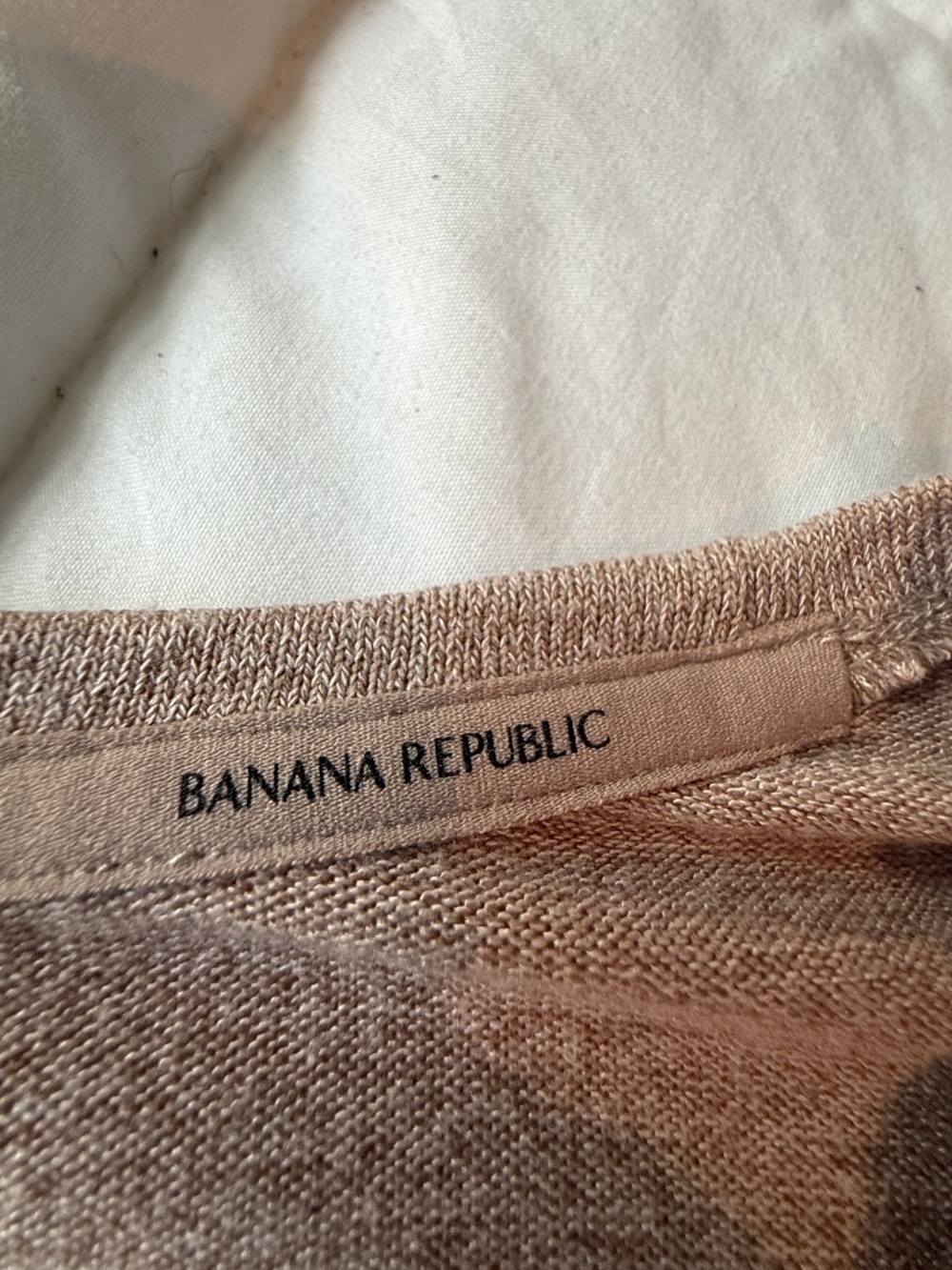 Banana Republic Soft Luxe Knit Tunic Sweater | Taupe Oatmeal Heather | Medium - Picture 5 of 8